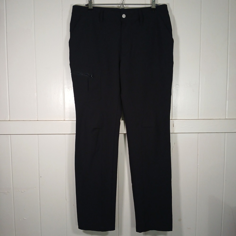 Jack Bunny Pearly Gates Golf Cargo Pants Womens 6 Black Technical Trousers
